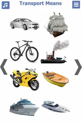 List of Means of Transport with Pictures | English android App screenshot 17